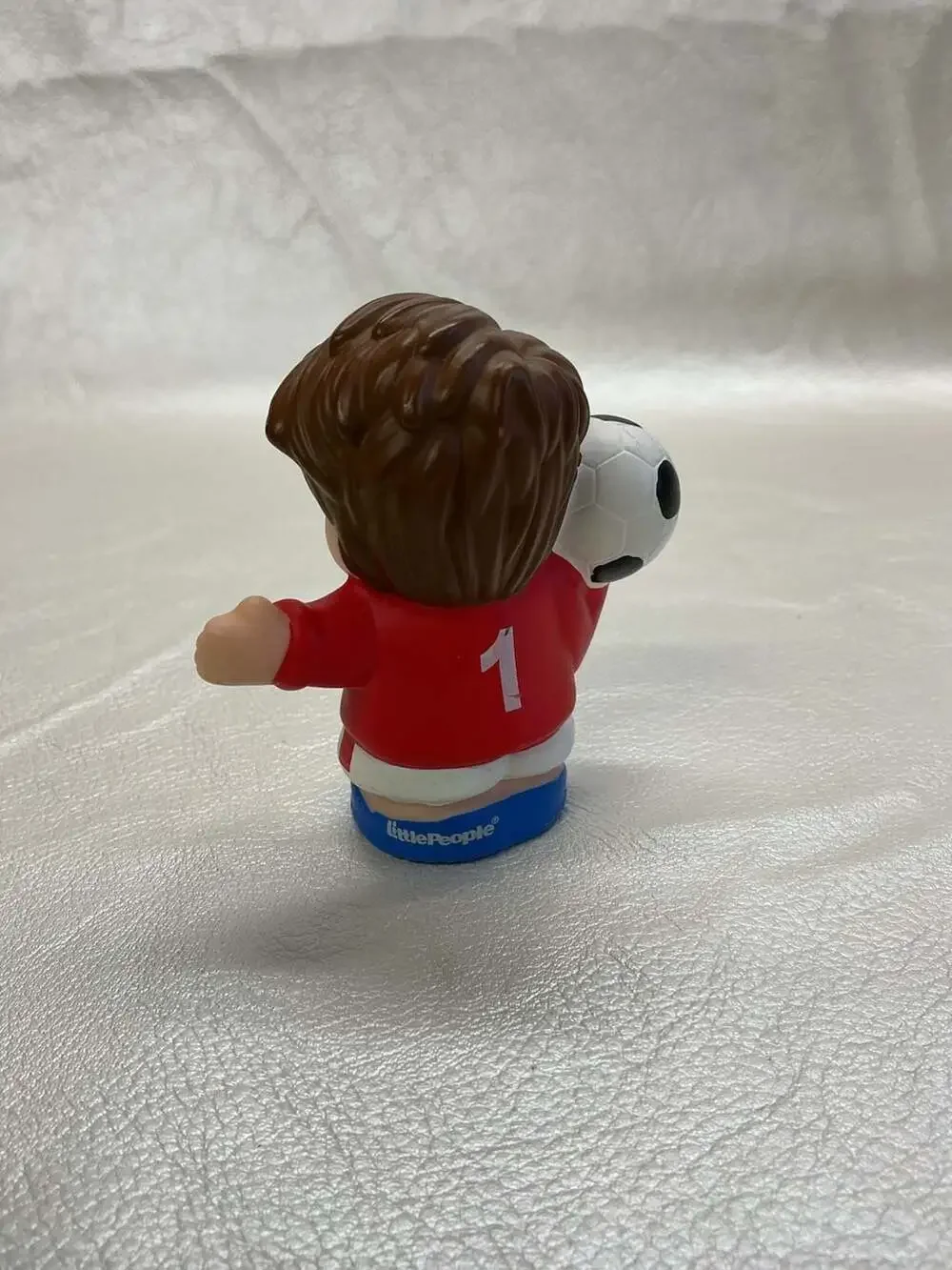 Fisher-Price Little People Soccer Player Figure with Number 1 Jersey